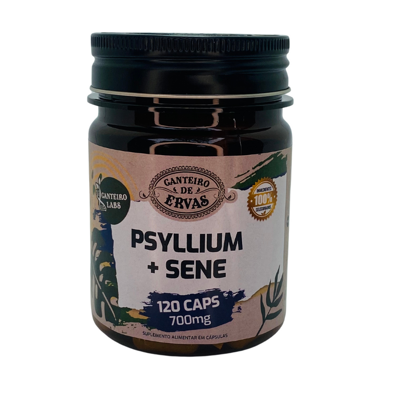 Psyllium + Sene Canteiro de Ervas 700mg 120Caps