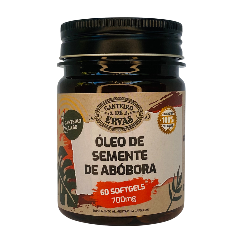 Óleo de Semente de Abóbora Canteiro de Ervas 700mg 60SoftGels