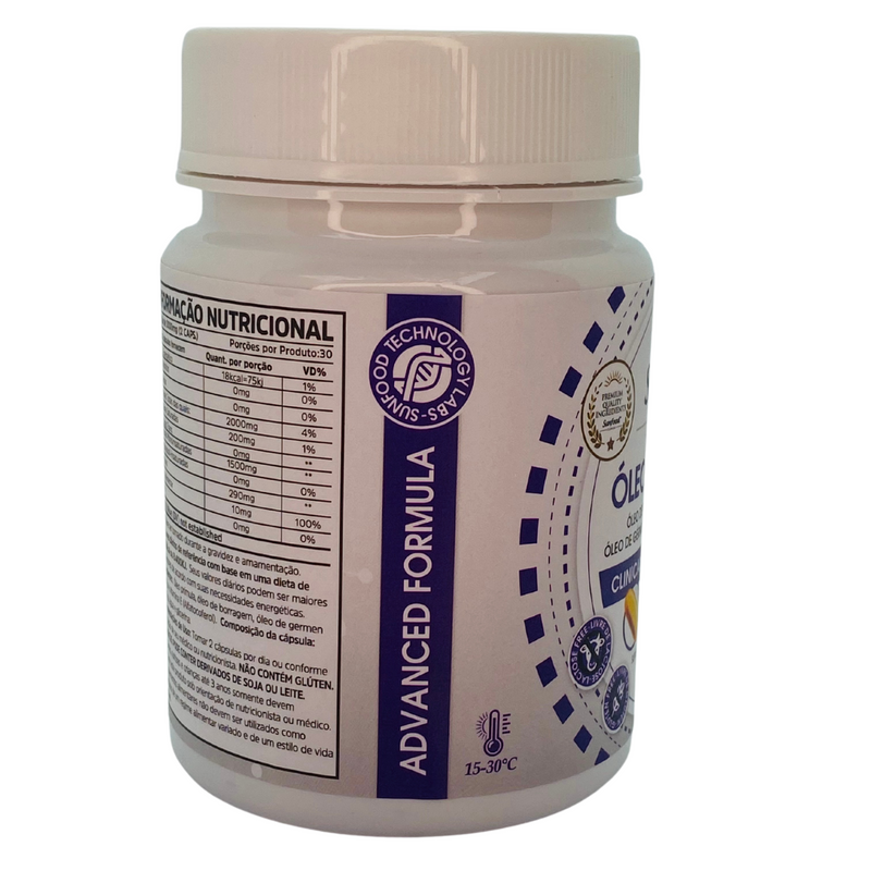 Óleo de Prímula Sunfood 2000mg 60Softgels