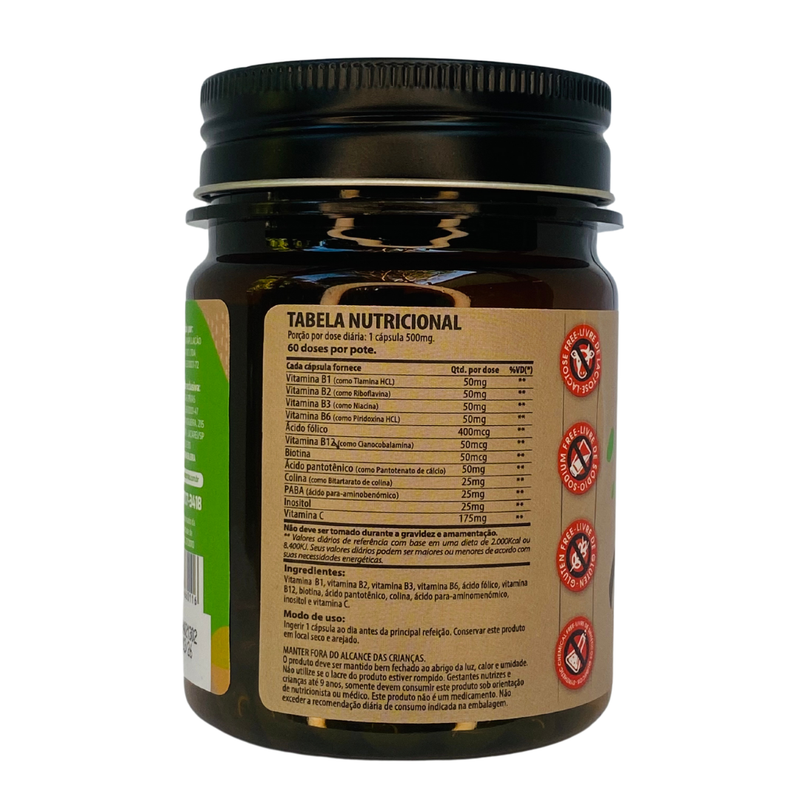 Complexo B Canteiro da Ervas 500mg 60Softgels