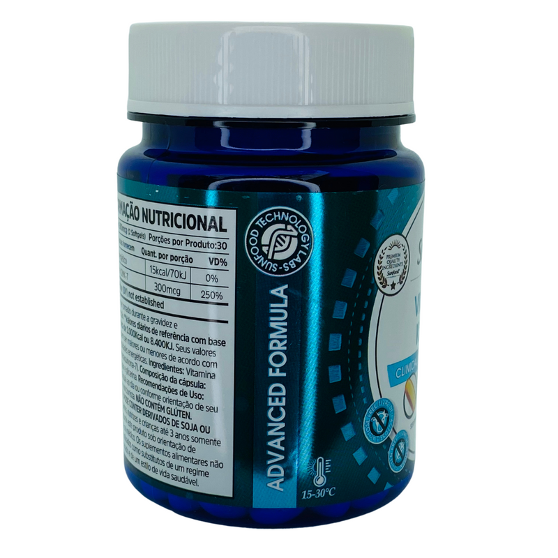 Vitamina K2 MK-7 Sunfood 150mcg 60Cápsulas