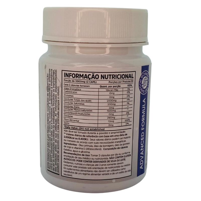 Óleo de Prímula Sunfood 2000mg 60Softgels