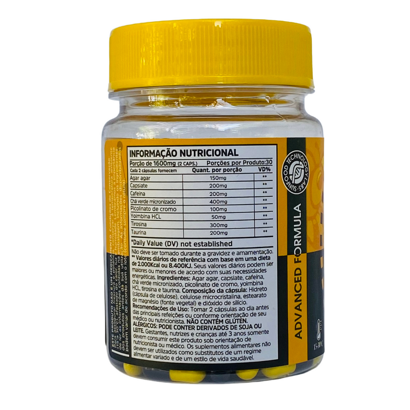 Abelhinha Termogenic Sunfood 1600mg 60Caps