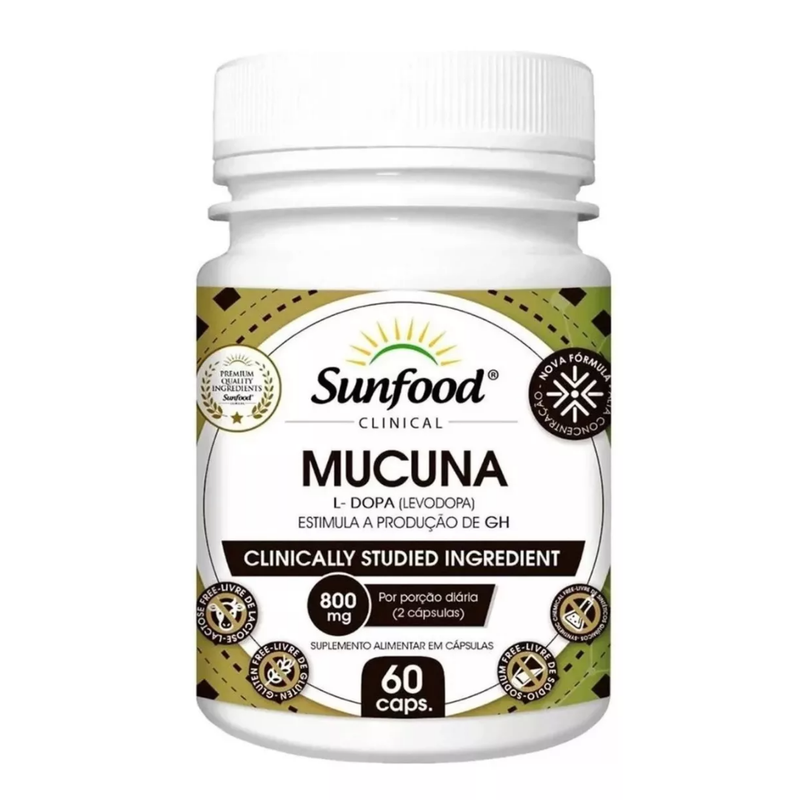 Mucuna Sunfood 800mg 60Caps