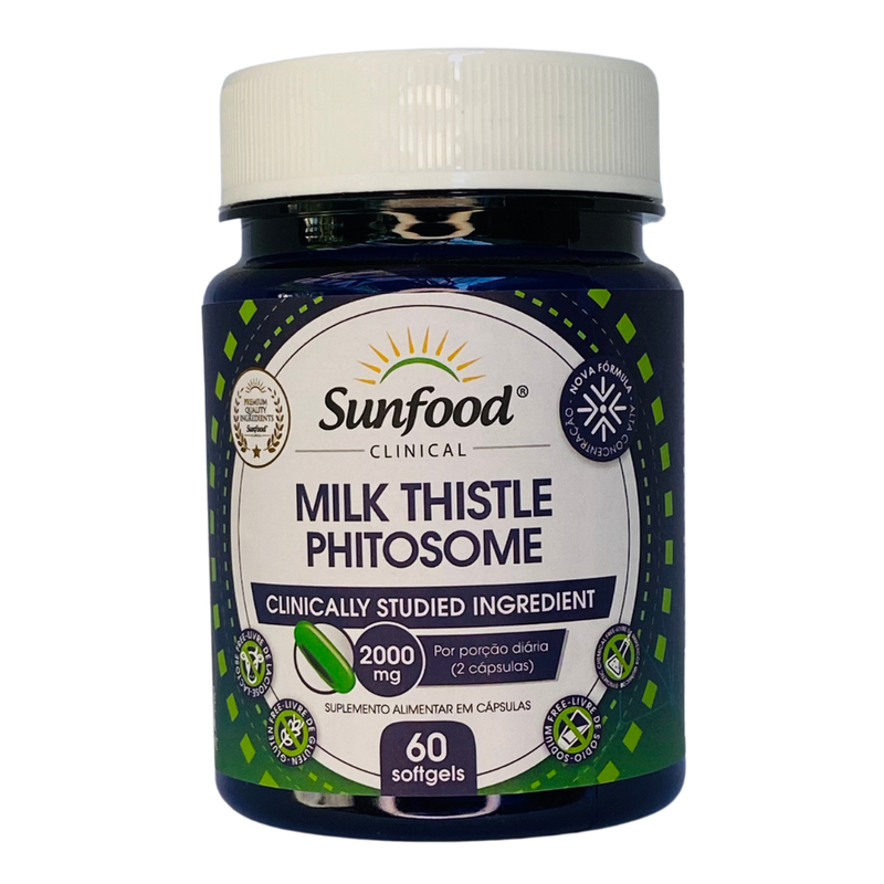 Milk Thistle Phitosome Sunfood 2000mg 60Softgels