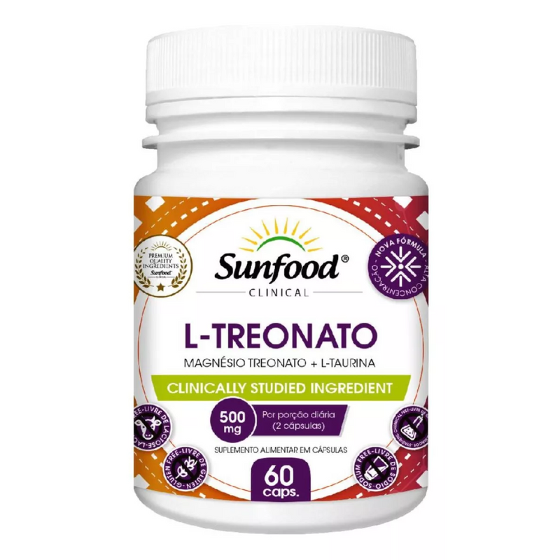 L-treonato Sunfood 500mg 60Caps