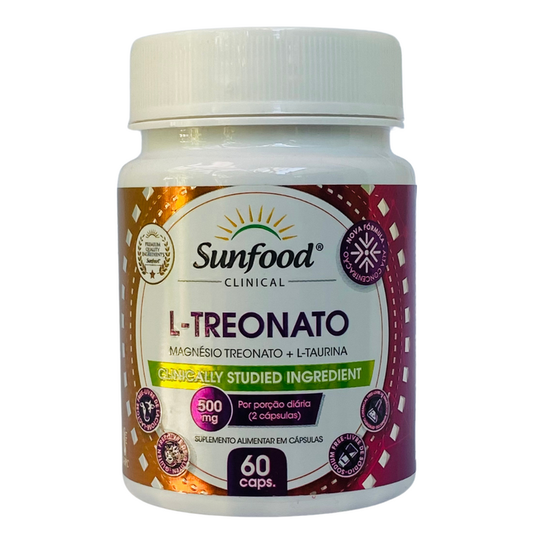 L-treonato Sunfood 500mg 60Caps