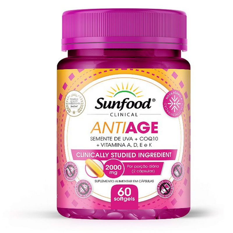 Antiage Sunfood 2000mg 60Softgels