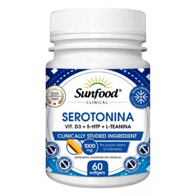 Serotonina Sunfood 1000mg 60Softgels