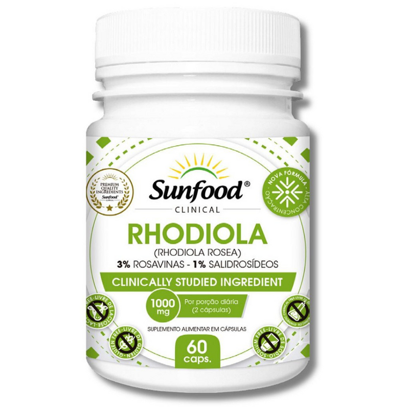 Rhodiola Rosea Sunfood 1000mg 60Caps