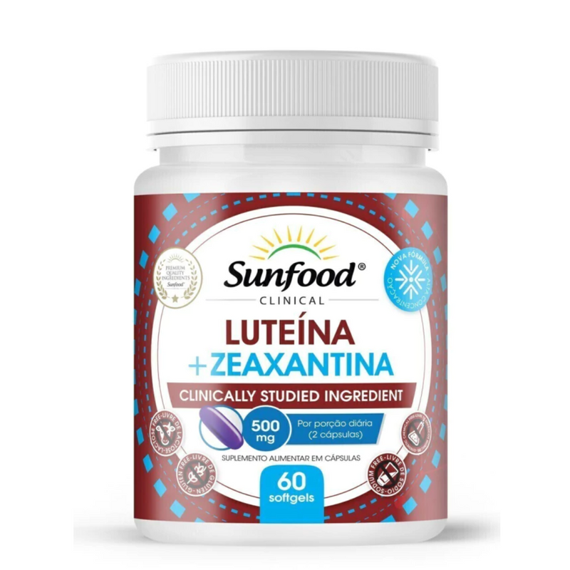 Luteína + Zeaxantina Sunfood 500mg 60Softgels