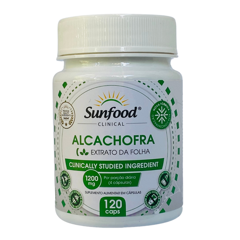 Alcachofra Sunfood 1200mg 120Caps