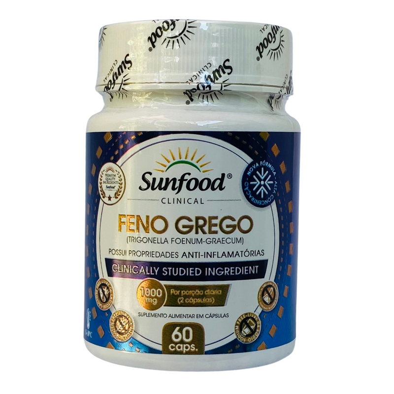 Feno Grego Sunfood 1000mg 60Caps