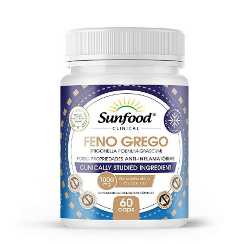 Feno Grego Sunfood 1000mg 60Caps