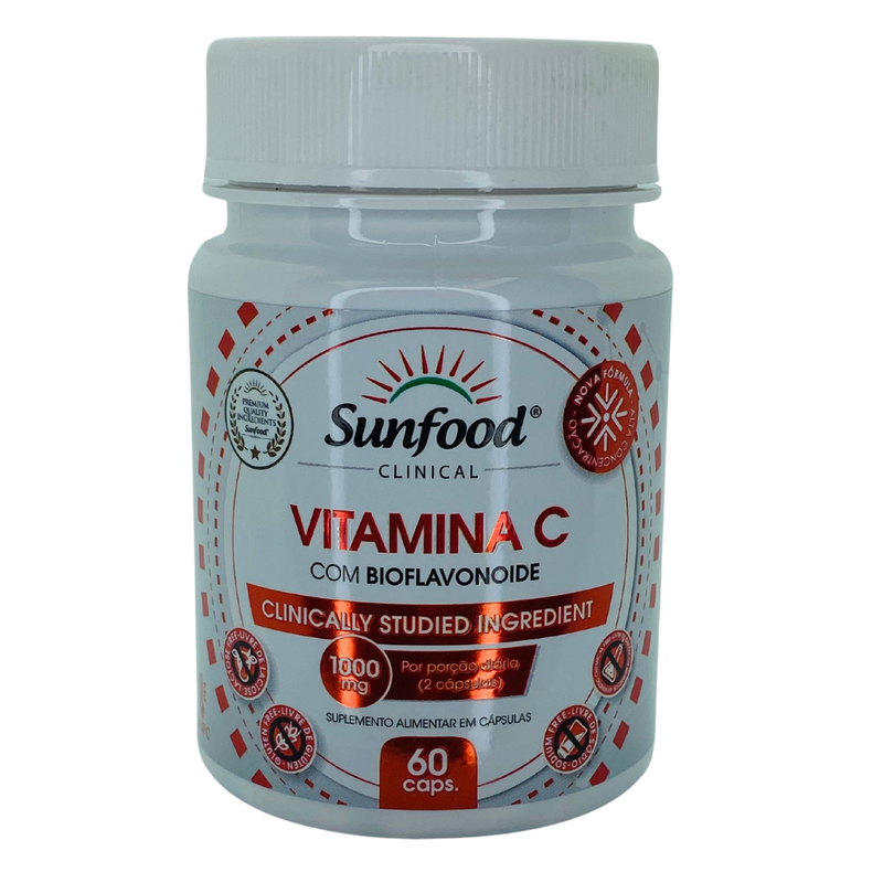 Vitamina C Sunfood 1000mg 60Caps